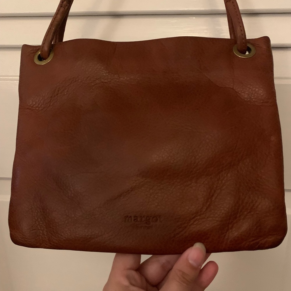 Margot brown leather crossbody